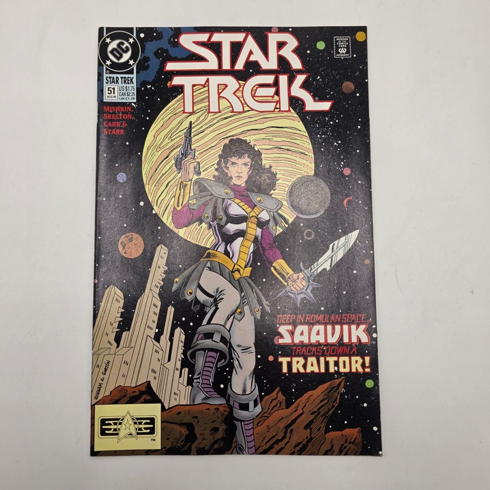 DC Comics Star Trek #51 Multi Saavik Traitor Copper Age Sci-Fi Vintage 1993